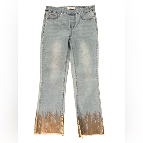 NWOT Tribal jeans-Audrey mid rise crop size 4 - Picture 1 of 10